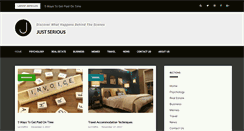 Desktop Screenshot of justserious.com